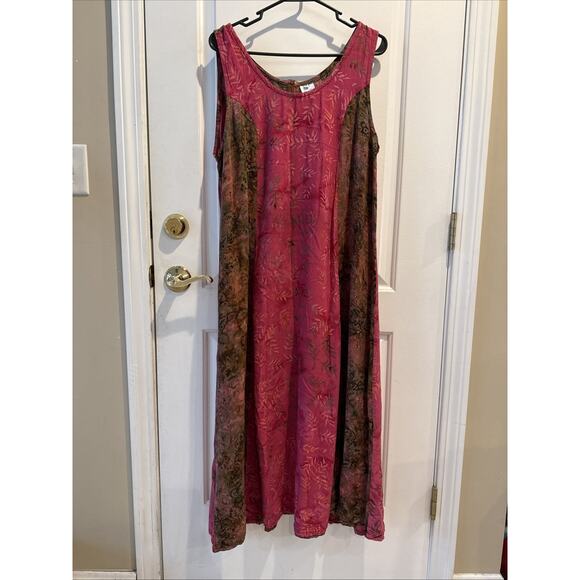 Mexicali Blues Portland Maine Long Sleeveless Boho Dress XXL Hippie Comfy! - Picture 1 of 8